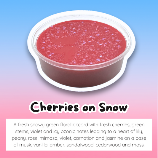 Cherries on Snow Soy Wax 140g Tub Melt