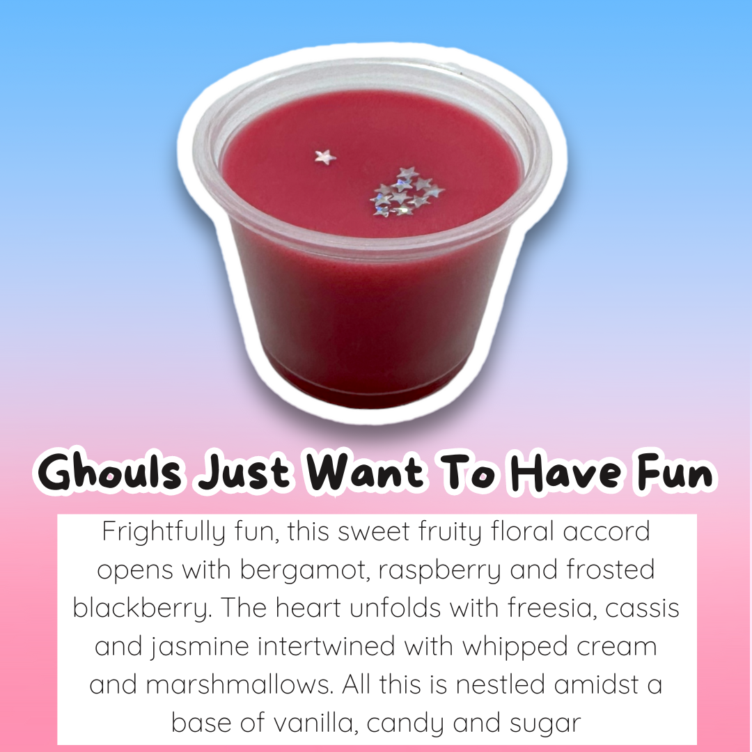 Ghouls Just Want To Have Fun Wax Melt Sample Pot