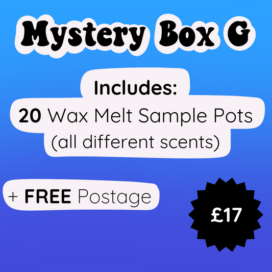 Mystery Box G (20 different wax melt scents)