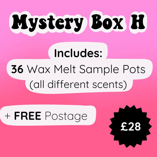 Mystery Box H (36 different wax melt scents in sample size) AND Free Postage