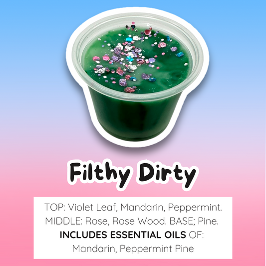 ‘Filthy Dirty’ Wax Melt Sample Pot