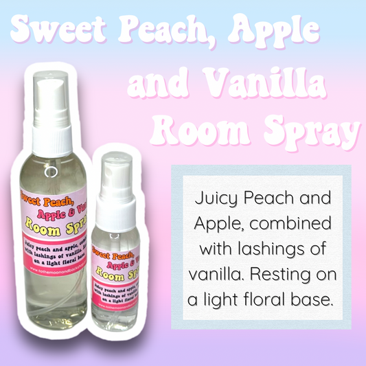 Sweet Peach, Apple & Vanilla (Houseblend) Room Spray