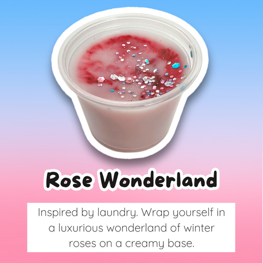 Rose Wonderland Wax Melt Sample Pot