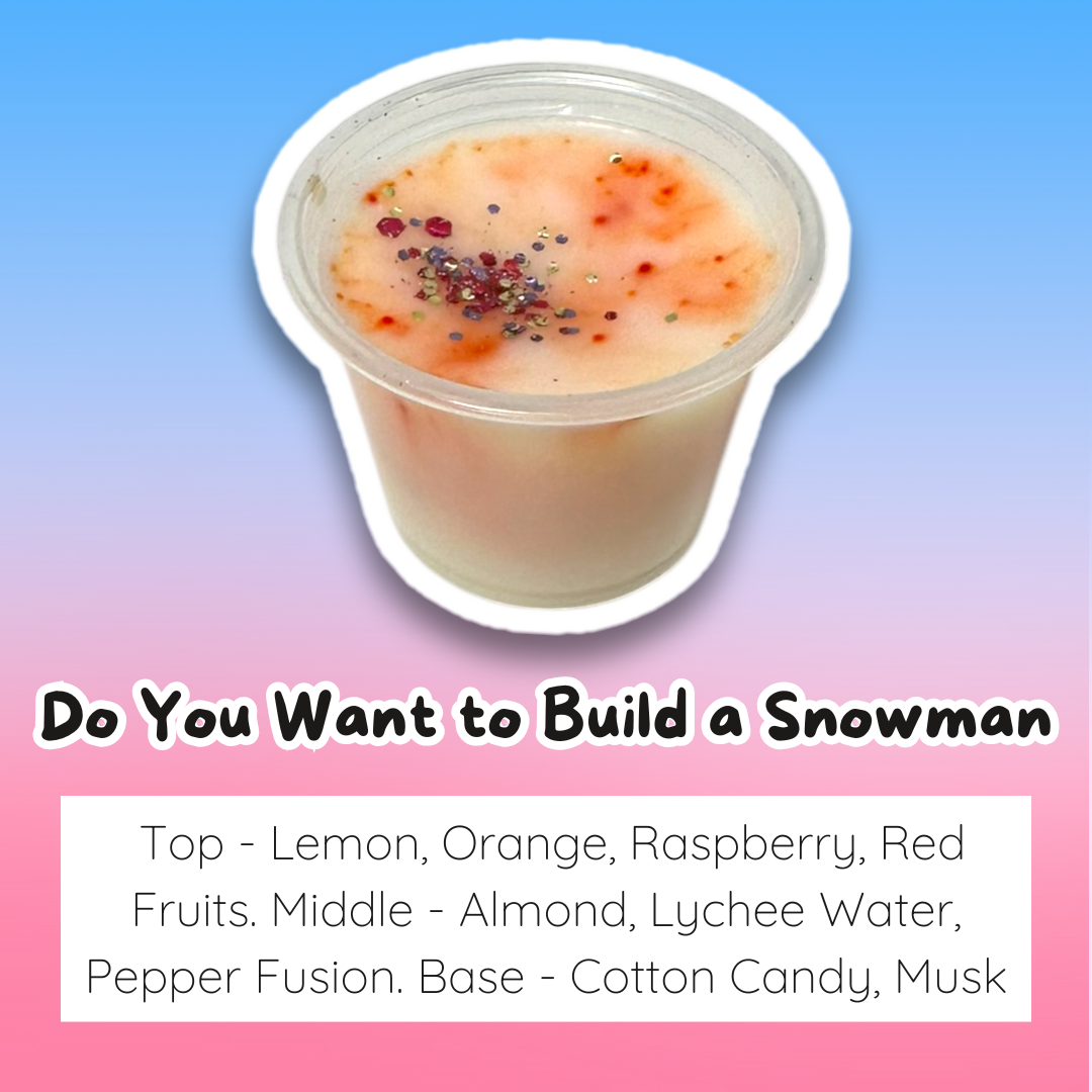 Do You Want To Build a Snowman Wax Melt Sample Pot