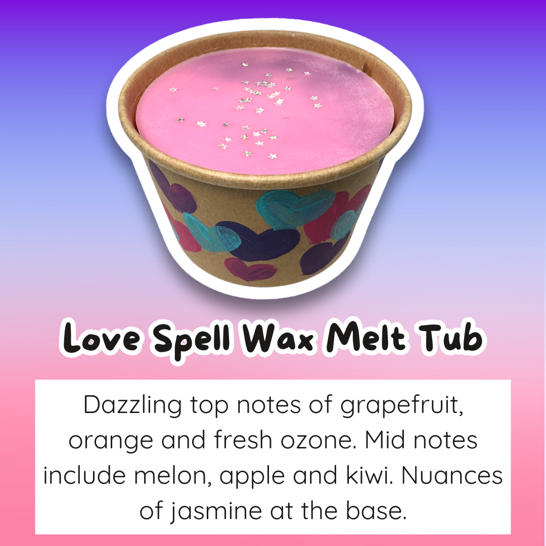 Love Spell Wax Melt Tub