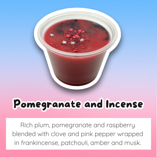 Pomegranate & Incense Wax Melt Sample Pot