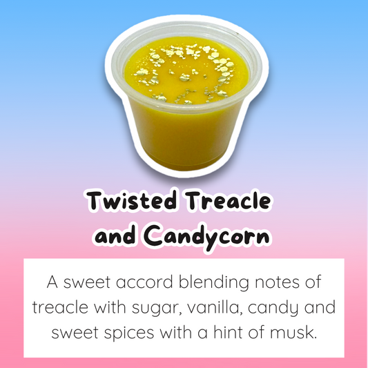 Twisted Treacle and Candycorn Wax Melt Sample Pot