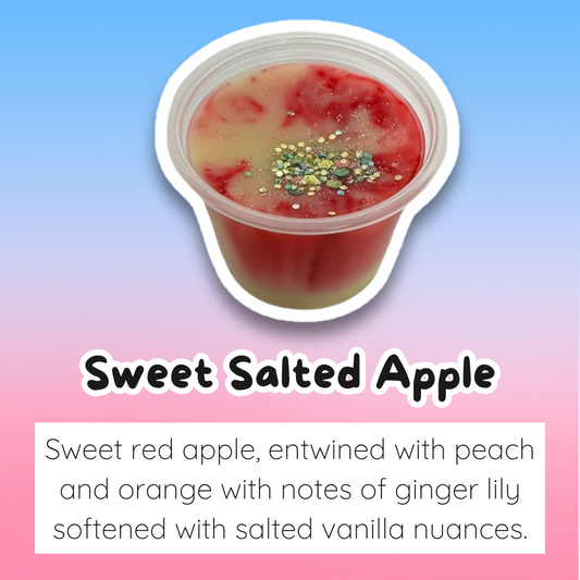 Sweet Salted Apple Wax Melt Sample Pot